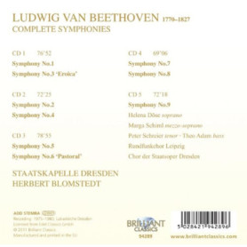 Symphonies Complètes de Beethoven - Coffret 5 CD