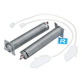 Ressorts de Charnière de Porte LUTH pour Lave-Vaisselle Bosch - Couleur Rouge