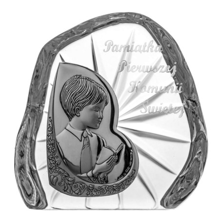 Presse-papiers en Cristal de Plomb Transparent 11,5 cm - Élégance et Raffinement