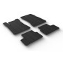 Tapis de sol en caoutchouc sur mesure pour Mercedes Classe-A, B et GLA - Set de 4 pièces