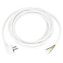 Câble d'alimentation REV Ritter H05VV-F avec prise de terre - 5 m Blanc