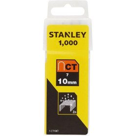 Agrafes Cavaliers STANLEY Type 7 10 mm - Boîte de 1000 pièces