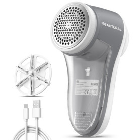 Rasoir Électrique à Bouloches Beautural - 6 Lames Rechargeable pour Textiles