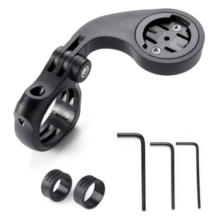 Support de Vélo Universel pour Garmin Edge et GPS - Fixation Guidon Noir