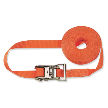 Sangle d'arrimage Braun 2000 daN avec cliquet - 6 m, 35 mm