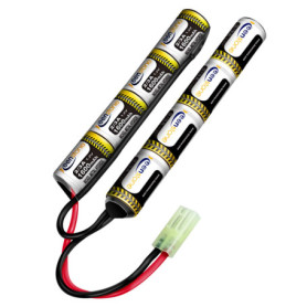 Batterie NiMH 9,6V 1600mAh Keenstone pour Airsoft - Connecteur Haute Décharge