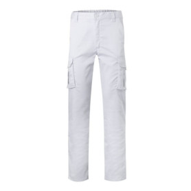 Pantalon Stretch Multi-Poches Blanc Taille 44 - VELILLA