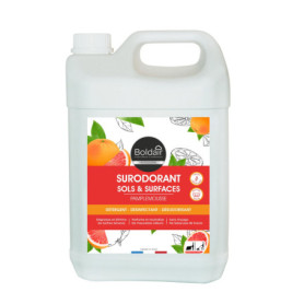 Boldair Surodorant Pamplemousse 5L - Détergent et Désinfectant Multi-Surfaces