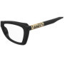 Lunettes Moschino MOS649 Noir Or - Verres 52 mm