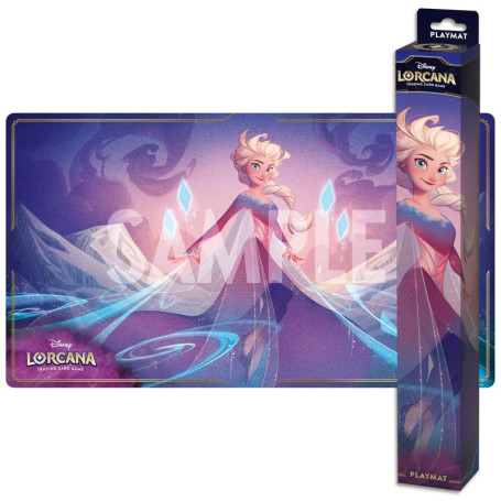 Tapis de Jeu Disney Lorcana - La Mer Azurite avec Elsa
