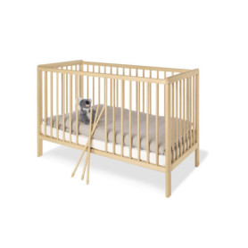 Lit d'enfant Hanna en hêtre massif - 120 x 60 cm