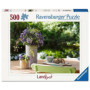 Puzzle Ravensburger 500 pièces - Salutations Florales sur Table de Jardin