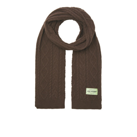 Écharpe Jxtyra Knit Cable JACK & JONES en Vert Fougère