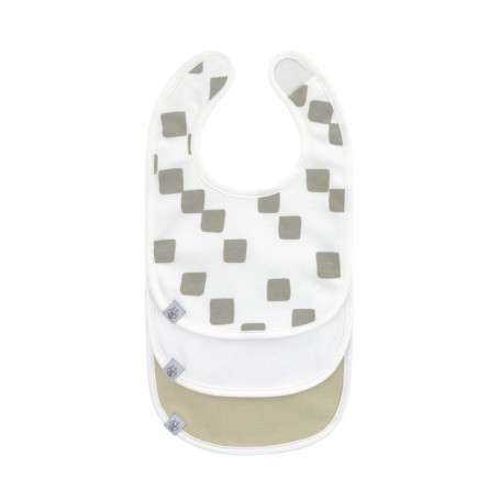 Set de Bavoirs LÄSSIG pour Bébé - 3 Pièces en Coton Bio Happy Fruits