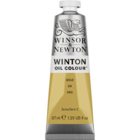 Peinture à l'huile Winsor & Newton Winton 37ml Tube Couleur Or