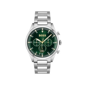 Montre Chronographe BOSS Pioneer pour Homme en Acier Inoxydable Argenté