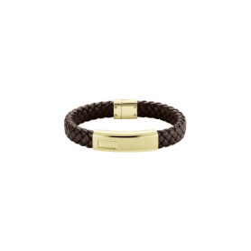 Bracelet en Cuir Marron pour Homme BOSS Collection LANDER