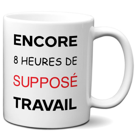 Mug Humoristique L'Esprit Des Anges - Cadeau Idéal pour Collègue