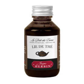 Flacon d'encre Jacques Herbin 100ml - Couleur Lie de thé pour Stylo-plume