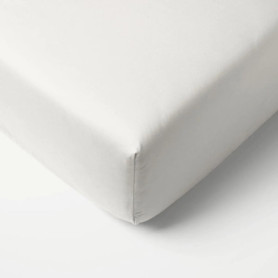 Drap Housse Jersey Blanc 75x95 cm pour Berceau - Domiva