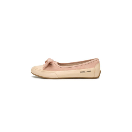 Ballerines Candice Cooper Candy Bow Ecru-Ancient Rose pour Femme