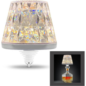 Lampe Bouteille LED REV Lamprusco Cristal - Tactile et Dimmable pour Intérieur et Extérieur