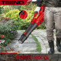 TEENO Souffleur de Feuilles sans Fil 20V, 2 * 4.0Ah Batterie souffleur à Feuilles, 5 Modes de Vitesse pour l'entretien de la pel