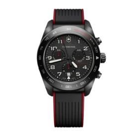 Montre Victorinox Swiss Army Chronograph Noir - Élégance et Précision