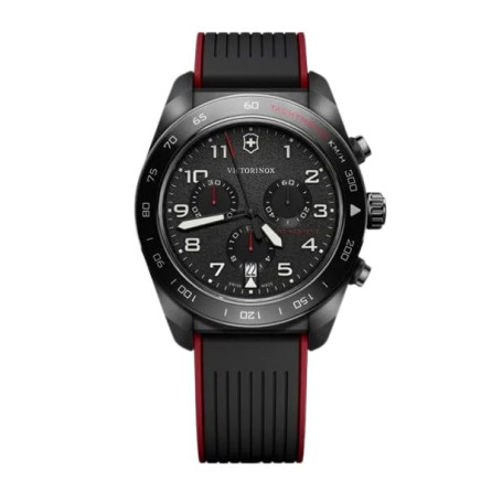 Montre Victorinox Swiss Army Chronograph Noir - Élégance et Précision
