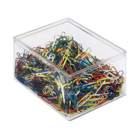 Lot de 1000 trombones en métal et plastique ALCO - Couleurs assorties