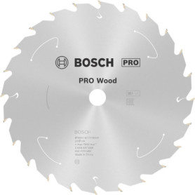 Lame de Scie Circulaire Bosch PRO Wood 184 mm pour Bois