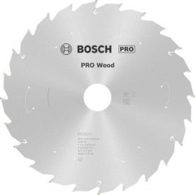 Lame de Scie Circulaire Bosch PRO Wood pour Bois - 210 mm, 24 Dents