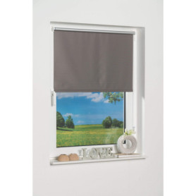 Store Enrouleur Occultant Thermique Khome - Installation Sans Perçage - Gris 60x250 cm