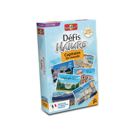 Bioviva Défis Nature - Jeu de Cartes sur les Capitales du Monde