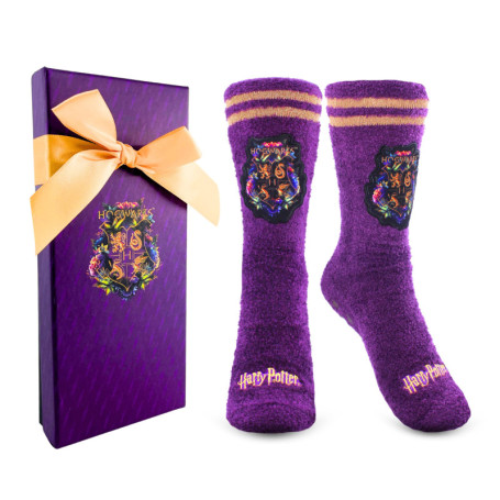 Chaussettes Antidérapantes Harry Potter pour Femmes - Violet