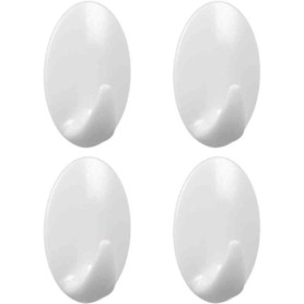 Lot de 4 Crochets Adhésifs Multicolores Metaltex