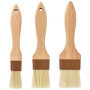 Set de 3 Pinceaux en Bois pour Cuisine et Pâtisserie