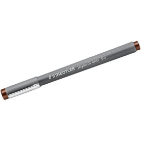 Stylo Feutre Marron Staedtler Pigment Liner 308 - Pointe Fine 0,5 mm