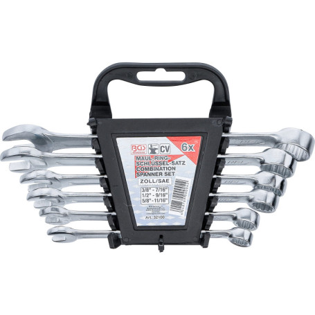 Jeu de clés mixtes BGS 32100 en pouce - 6 pièces