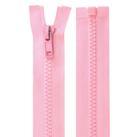 Fermeture Éclair Polyester 70 cm - Rose Bébé pour Couture