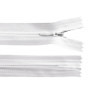 Fermeture Éclair Invisible 40 cm en Polyester - Blanc