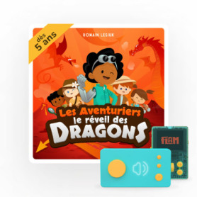 Coffret Livre Audio Interactif 'Le Réveil des Dragons' - Lunii