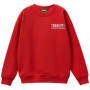 Sweat Bordeaux Garçon United Colors of Benetton avec Imprimés