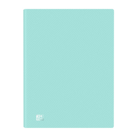Classeur Oxford Urban A4 avec 40 Pochettes Transparentes - Bleu Pastel