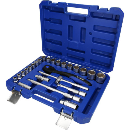 Coffret de clés à douille BRILLIANT TOOLS 25 pièces 1/2"