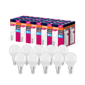Ampoule LED Osram Classic P40 E14 - 470 Lumens, Blanc Froid, 10 Pack