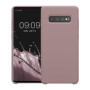 Housse de Protection Souple kwmobile pour Samsung Galaxy S10 Plus - Nude Lilac