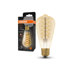 Ampoule LED Vintage Dorée OSRAM 7W E27 Dimmable