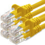 Câble Réseau Ethernet Cat6 0,5m - RJ45 Jaune pour Connexion Rapide