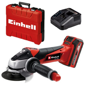 Meuleuse d'angle sans fil Einhell TE-AG 18/115 Li avec batterie et chargeur